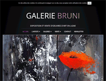 Tablet Screenshot of bruni-gallery.com